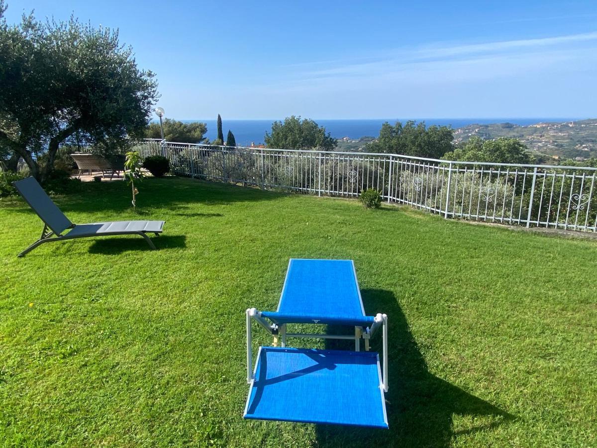 Casa Vista Mare - Superb Garden And Parking Included Villa Imperia Exterior photo